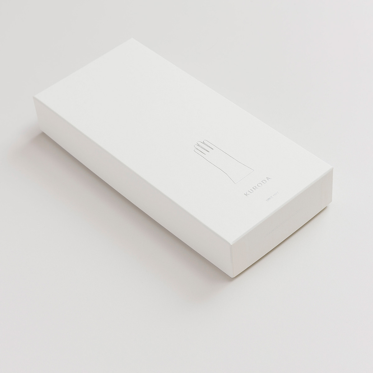 KURODA 男性用 ニット手袋 ラムレザー パイピング〔手囲いサイズ:23~24cm〕 BLACK