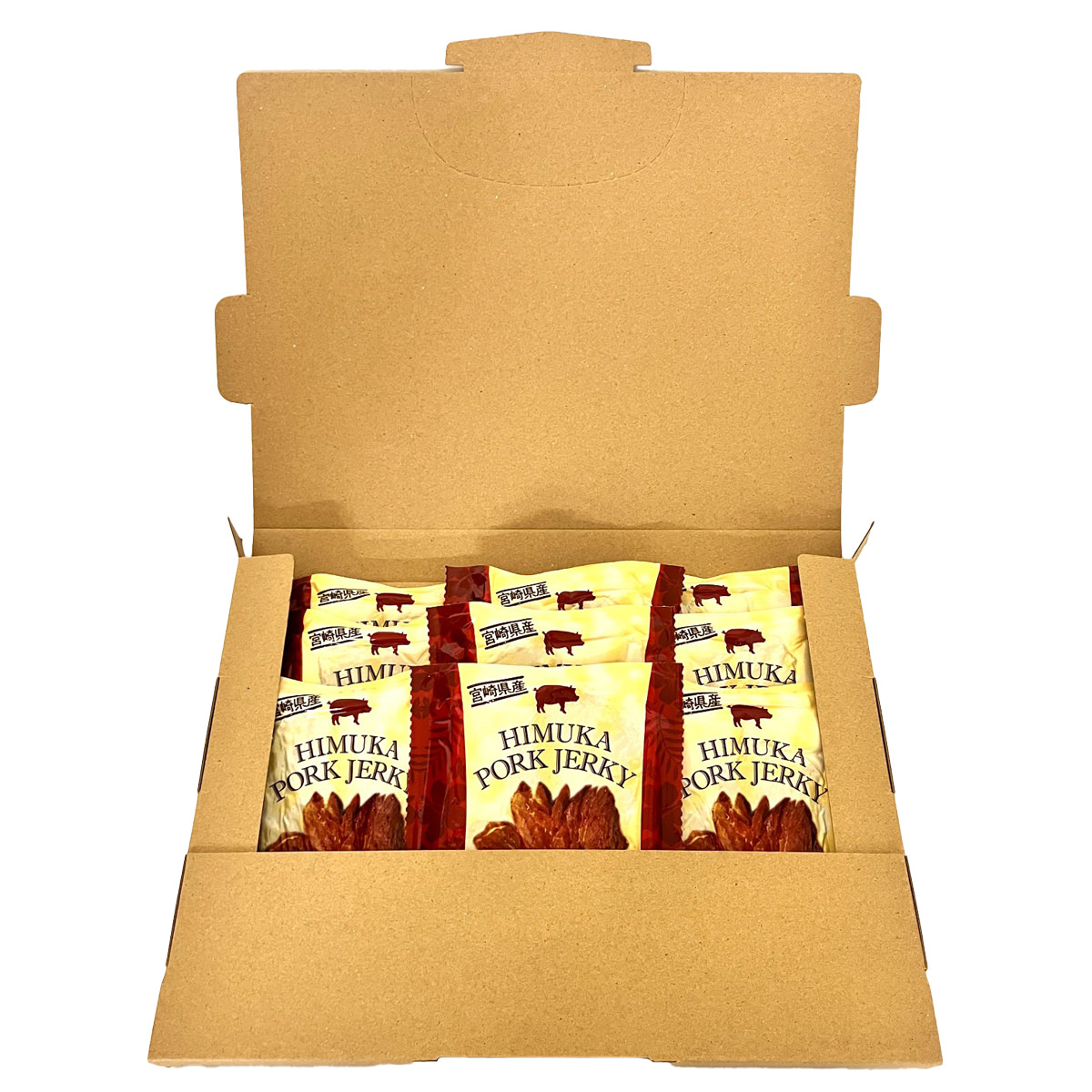 宮崎産 ひむか ポークジャーキー 〔10g×9個〕