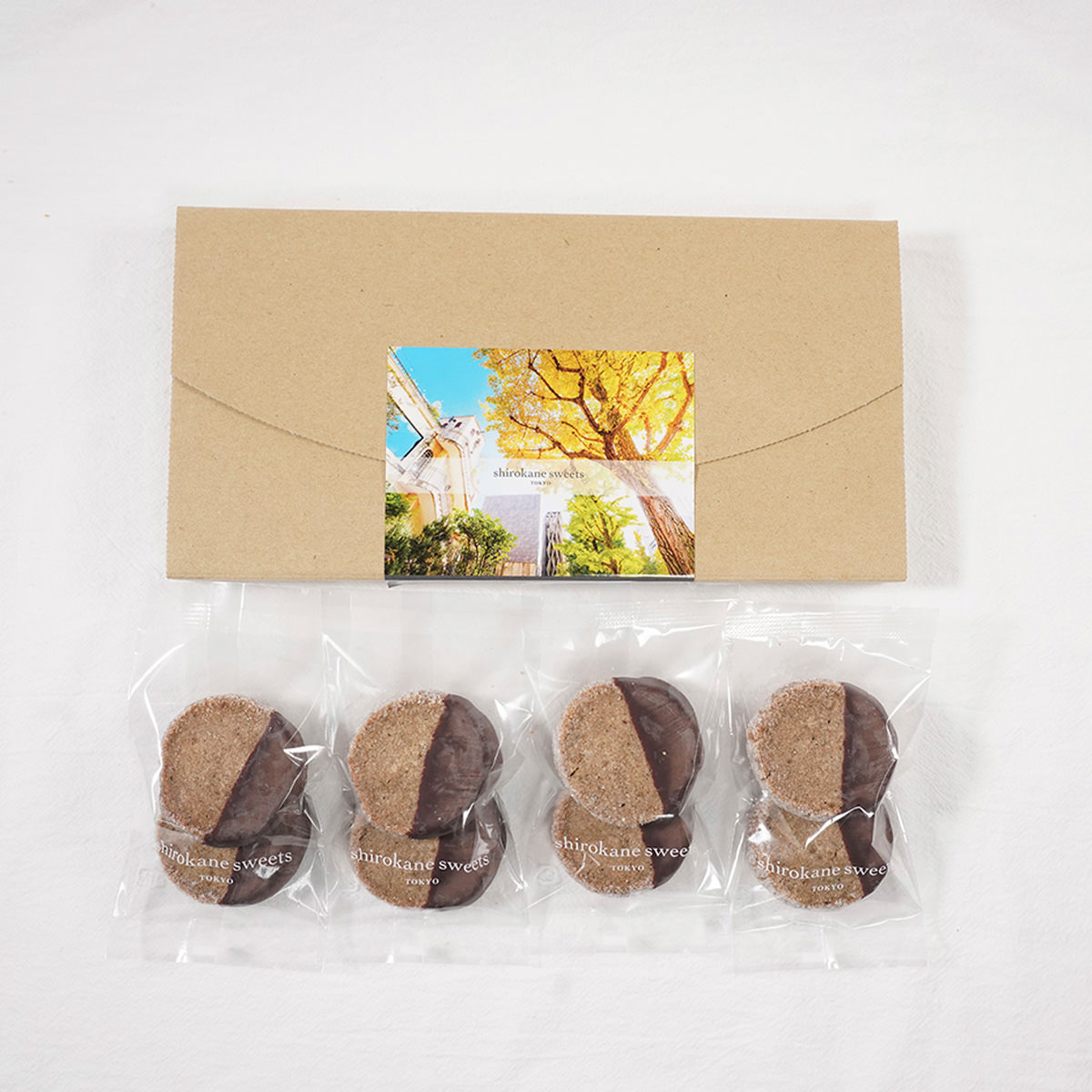 白金ショコラクッキー アールグレイ〔2枚入×4〕