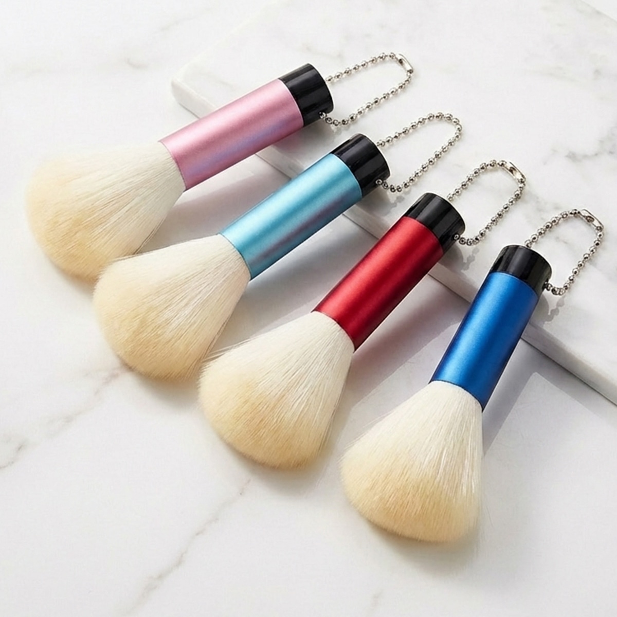 ■特許取得(第6128364) 熊野筆・洗顔用ブラシ(中) 有限会社宮尾産業 広島県 ロイヤルブルー