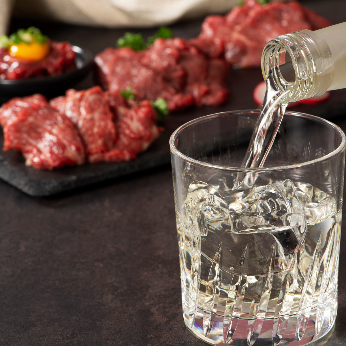 フジチク 馬刺しと焼酎の晩酌 ギフトセット 竹〔馬刺し3種、たれ、しょうが、焼酎〕