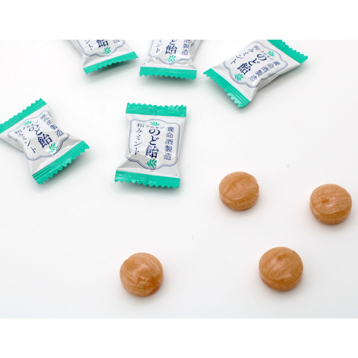 養命酒製造 クロモジ のど飴 和みミント 〔64g(個装紙込み)×12