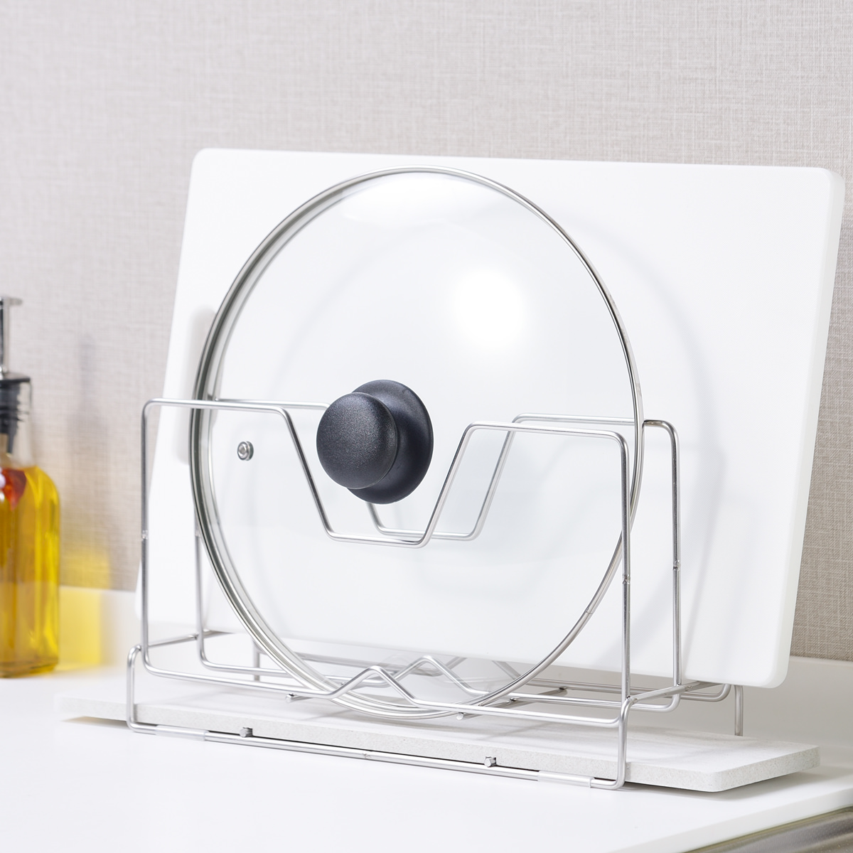 まな板スタンド 〔本体サイズ:約40.0×10.6×高さ17.3cm、重量:約0.74kg〕【沖縄県・離島 配送不可】