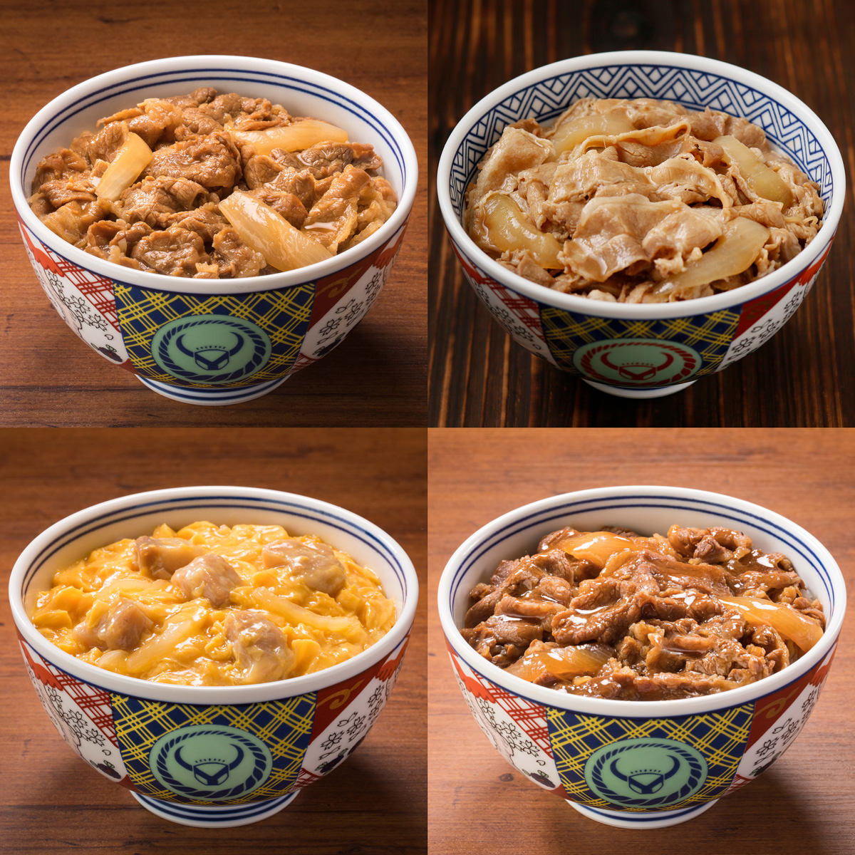 吉野家 バラエティーセット 〔牛丼の具、豚丼の具、大盛牛丼の具、親子丼の具、牛焼肉丼の具 各2〕