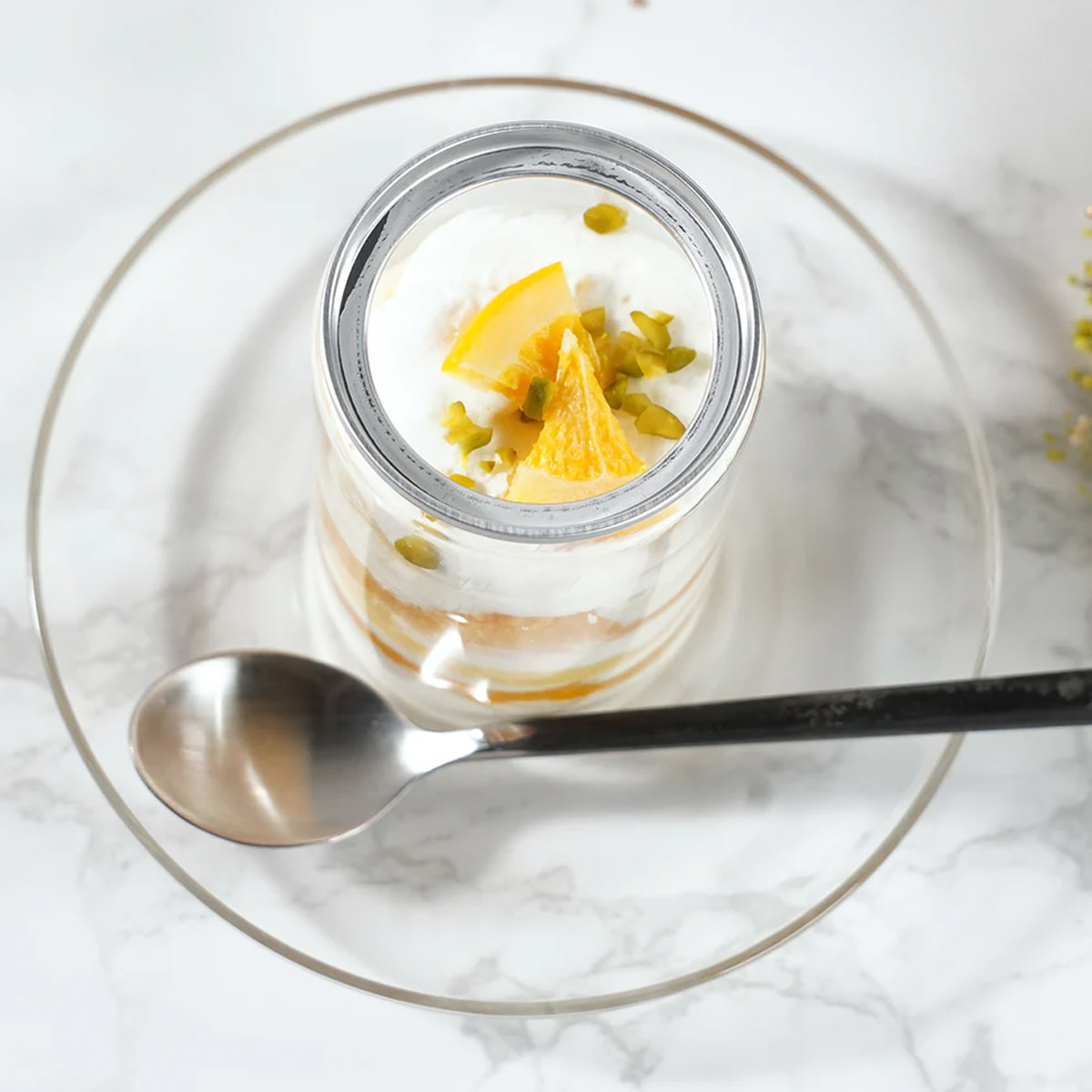 白金ショートケーキ缶 オレンジ&レモン〔4個〕