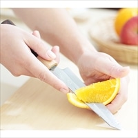 ペティ切付型包丁 極上本霞研ぎ鏡面仕上げ 〔刃渡り15cm、全長27.5cm、重量90g/両刃〕