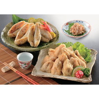 関とら本店ふぐ一夜干しと唐揚げセット（とらふぐ塩辛付）