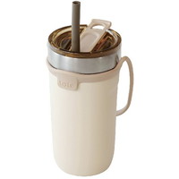 ストロー付 3WAYタンブラー（アイボリー）