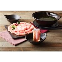 山形 平田牧場 金華豚ロース バラ肉しゃぶしゃぶ 2種計800g〔ローススライス300g×2、バラスライス200g、とびうおのだし×6、きざみ昆布×2〕