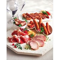 山形 平田牧場 ロカボセット ソーセージハム 6種計17個詰め合わせ〔極み荒挽きソーセージ100g×3、極みソーセージ100g×3、極みロースハム55g×2、極み生ハム55g×2、極みベーコン70g×2、三元豚味噌漬け112g×5　〕