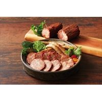 北海道 トンデンファーム 炭火焼焼豚 無塩せきソーセージ 2種計7個〔炭火焼焼豚200g×3、ブラートブルスト210g×4〕