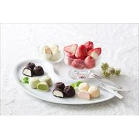 スルー たっぷりひとくち5種＆いちごアイス 計110個〔チョコアイスボール5種類（バニラ×20個、ストロベリー・コーヒー・クランチ・抹茶×各10個）、苺アイス×50個（計110個）　〕