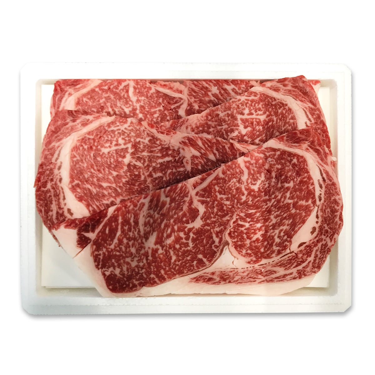 高橋畜産食肉　蔵王牛ロースステーキ〔4枚入、計600g〕