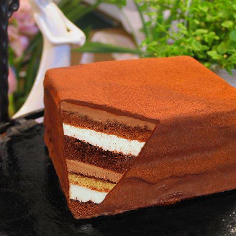 ＜TV番組で紹介＞長崎石畳ショコラ　絶品チョコレートケーキ（ラージサイズ）　｜　ネオクラシッククローバー（株式会社清水雲仙）・長崎県 【北海道・沖縄・離島 お届け不可】