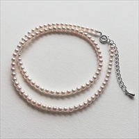 伊勢志摩 あこや真珠 ベビーパールネックレス〔真珠3.5～4.0mm、全長約42cm〕