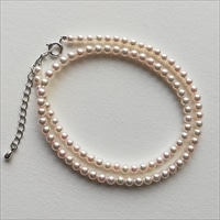 伊勢志摩 あこや真珠 ベビーパールネックレス〔真珠4.0～4.5mm、全長約42cm〕