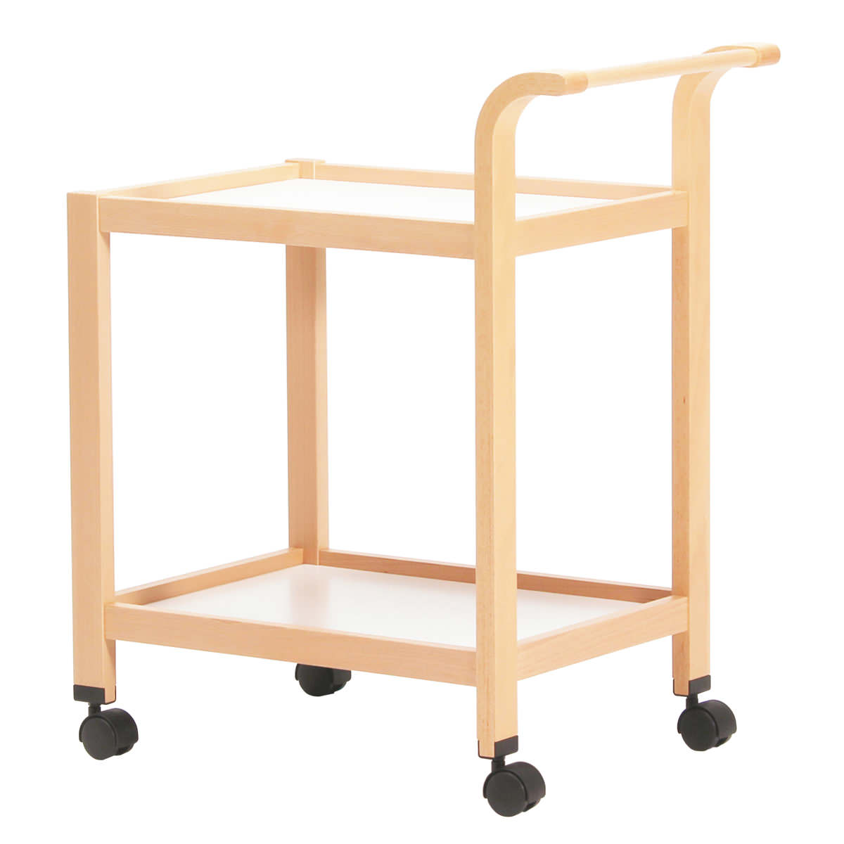 受注生産 天童木工 ワゴン 〔幅45×奥行68×高さ82cm〕