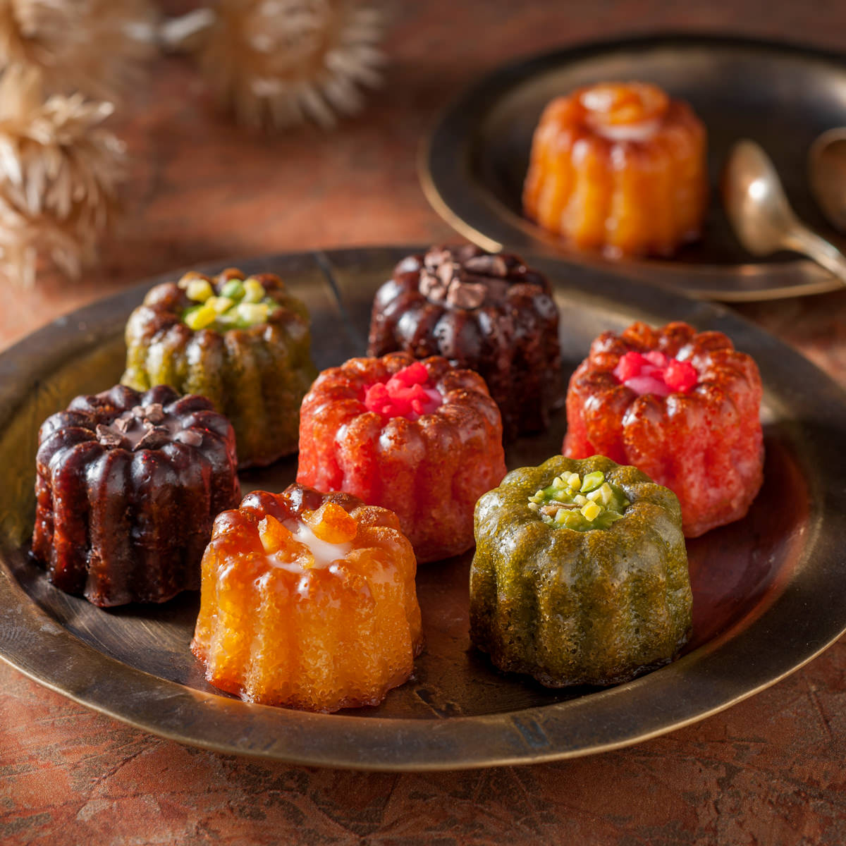 銀座京橋 レ ロジェ エギュスキロール 銀座ミニカヌレ 〔ショコラ・フランボワーズ・抹茶・オレンジ 各5〕【沖縄県・離島 配送不可】