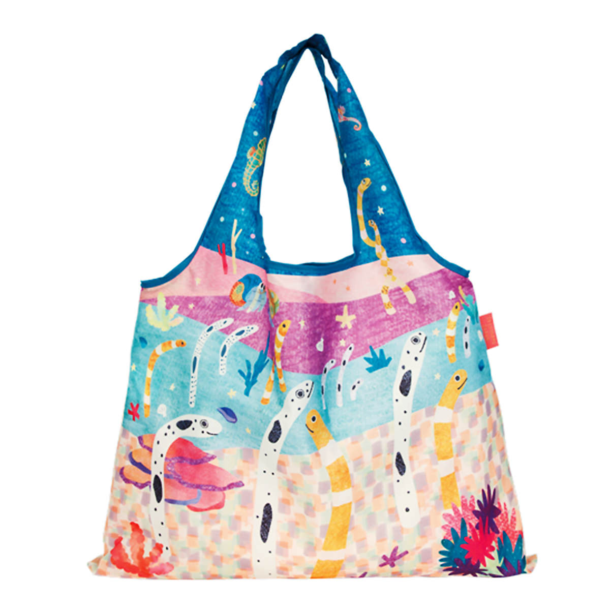 ショッピングバッグ チンアナゴ 〔W53×H40cm、持ち手20cm〕