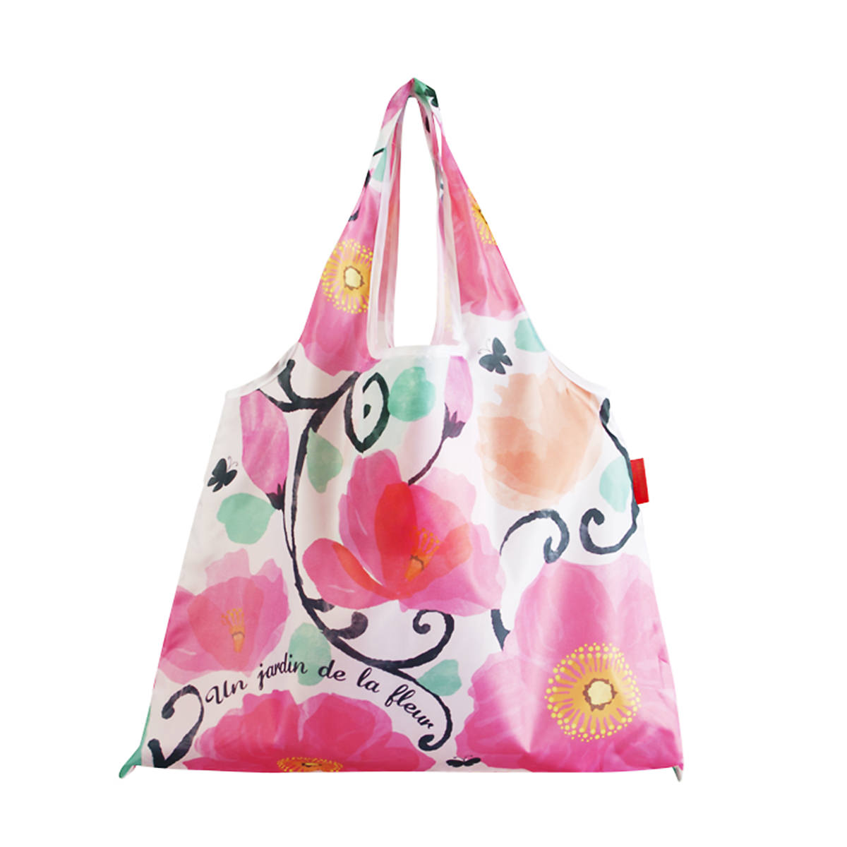 ショッピングバッグ Anemone 〔W53×H40cm、持ち手20cm〕