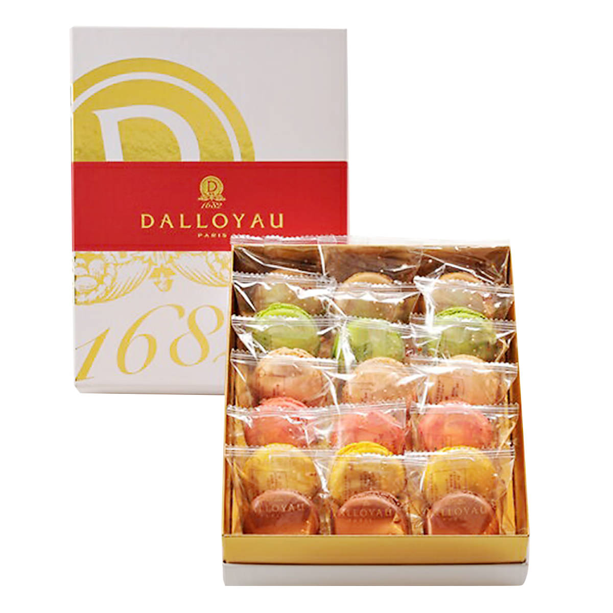 マカロン 詰合せ 18個入 〔キャラメルブールサレ・フランボワーズ・シトロン・ショコラ ほか全6種×各3〕