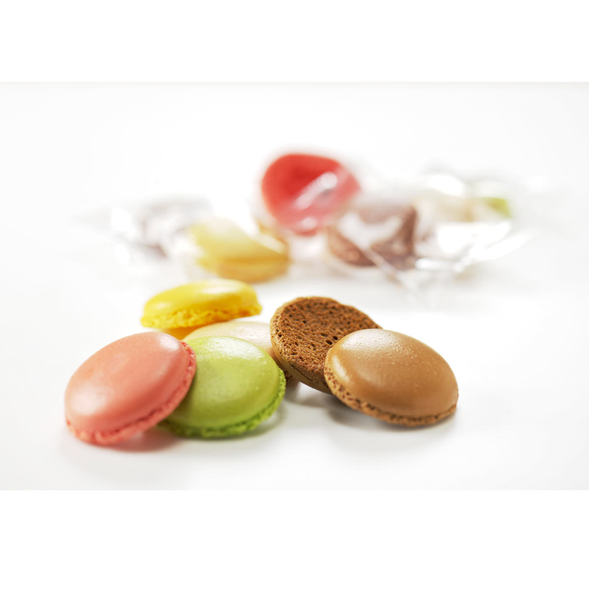 マカロンラスク 詰合せ 〔キャラメル・シトロン・ショコラ ほか全6種×各5〕
