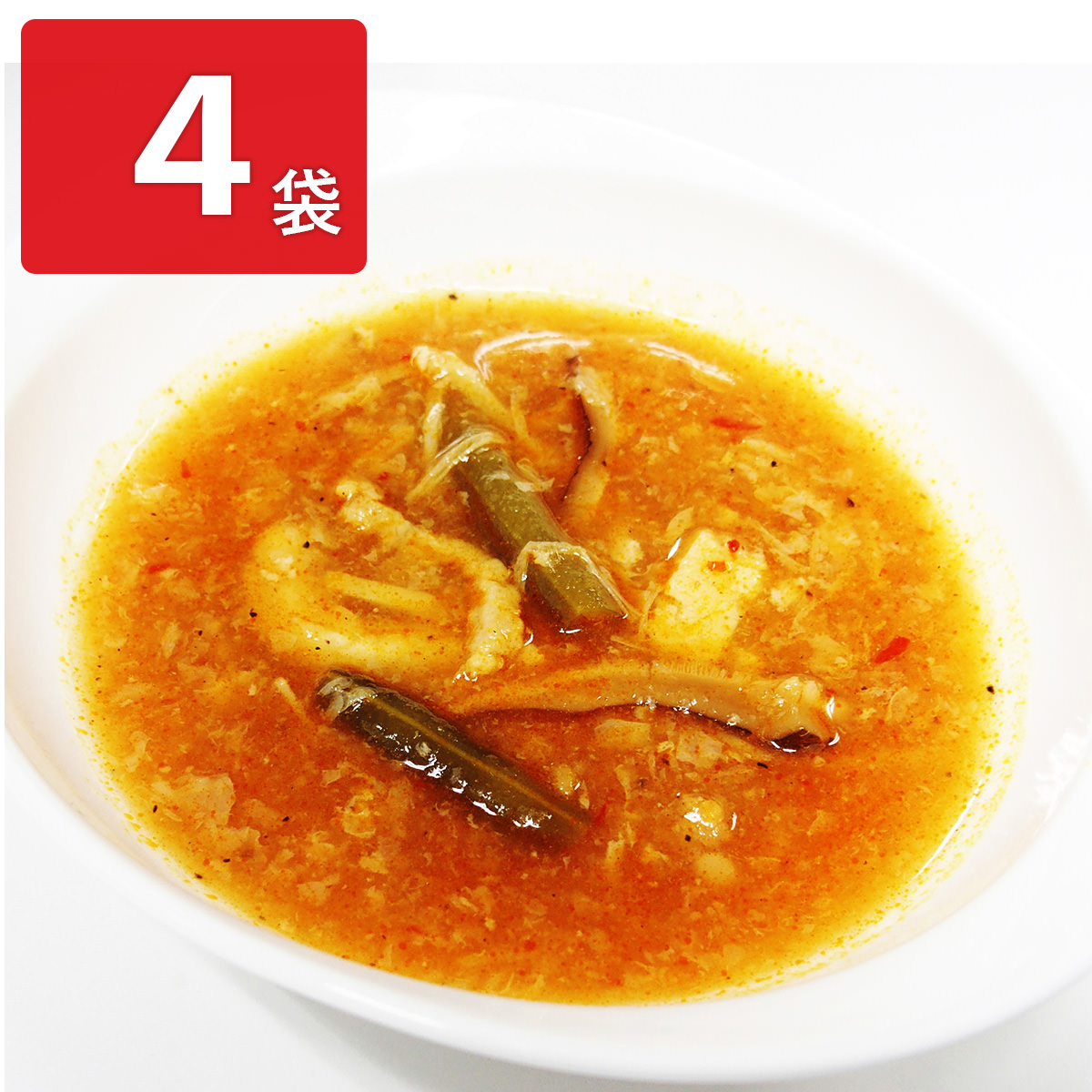 蘭蘭酒家 酸辣湯 〔150g×4〕