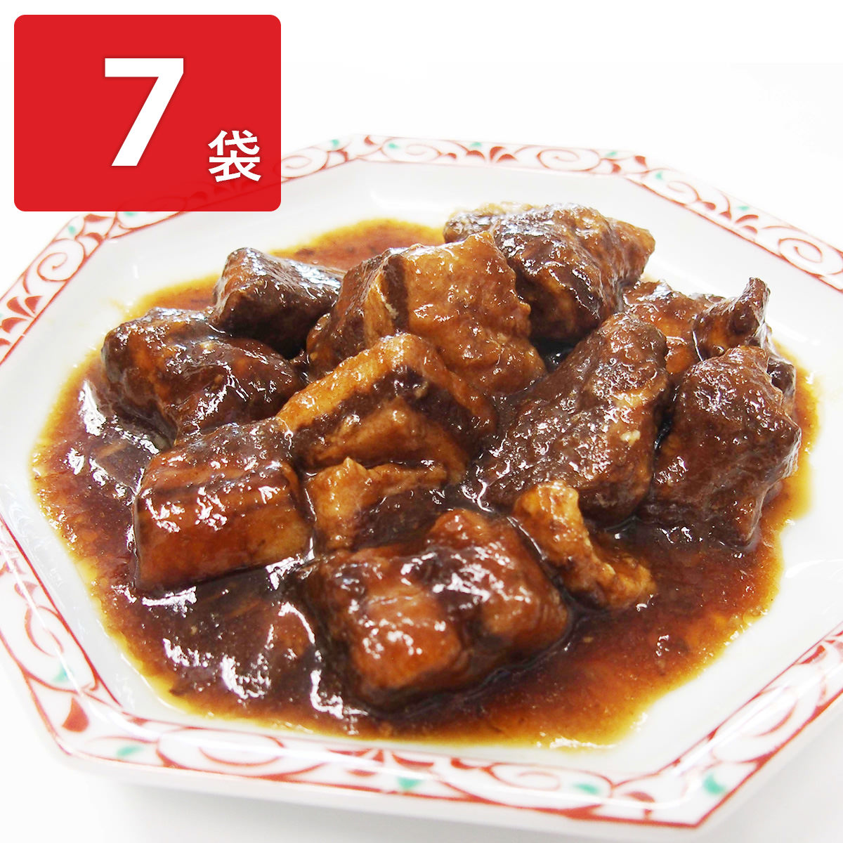 蘭蘭酒家 黒酢の酢豚 〔150g×7〕