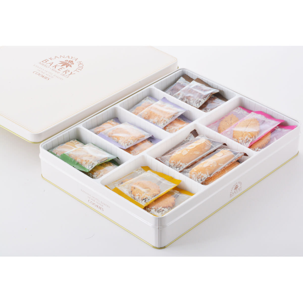 金谷ホテルクッキー KC-03 〔バニラ×14、アーモンド×8、抹茶・ココア・くるみ・オートミール×7〕