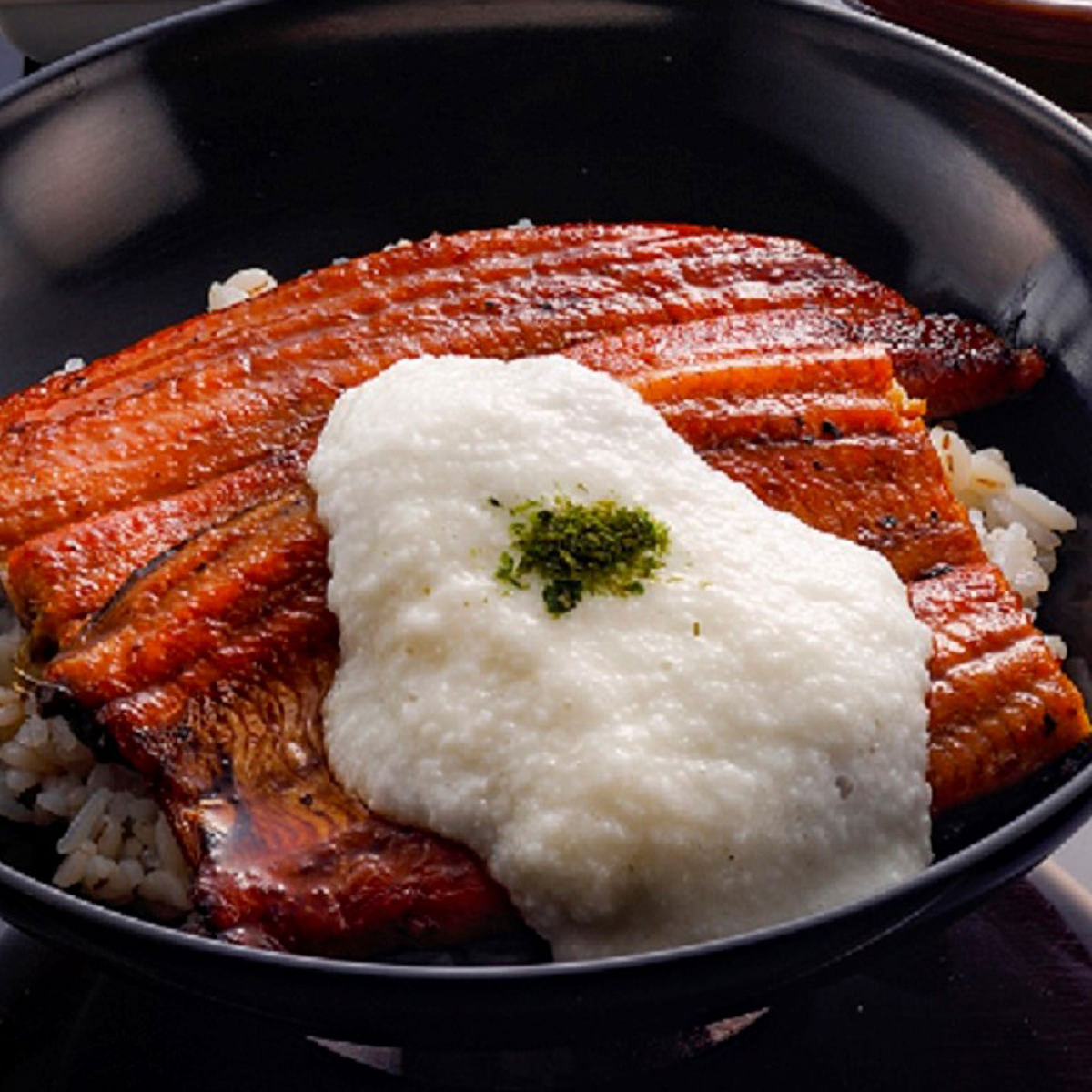 浅草むぎとろ うなとろセット 2人前 〔(うなぎ1尾約125g・とろろ50g・たれ10ml・山椒0.1g)×2〕