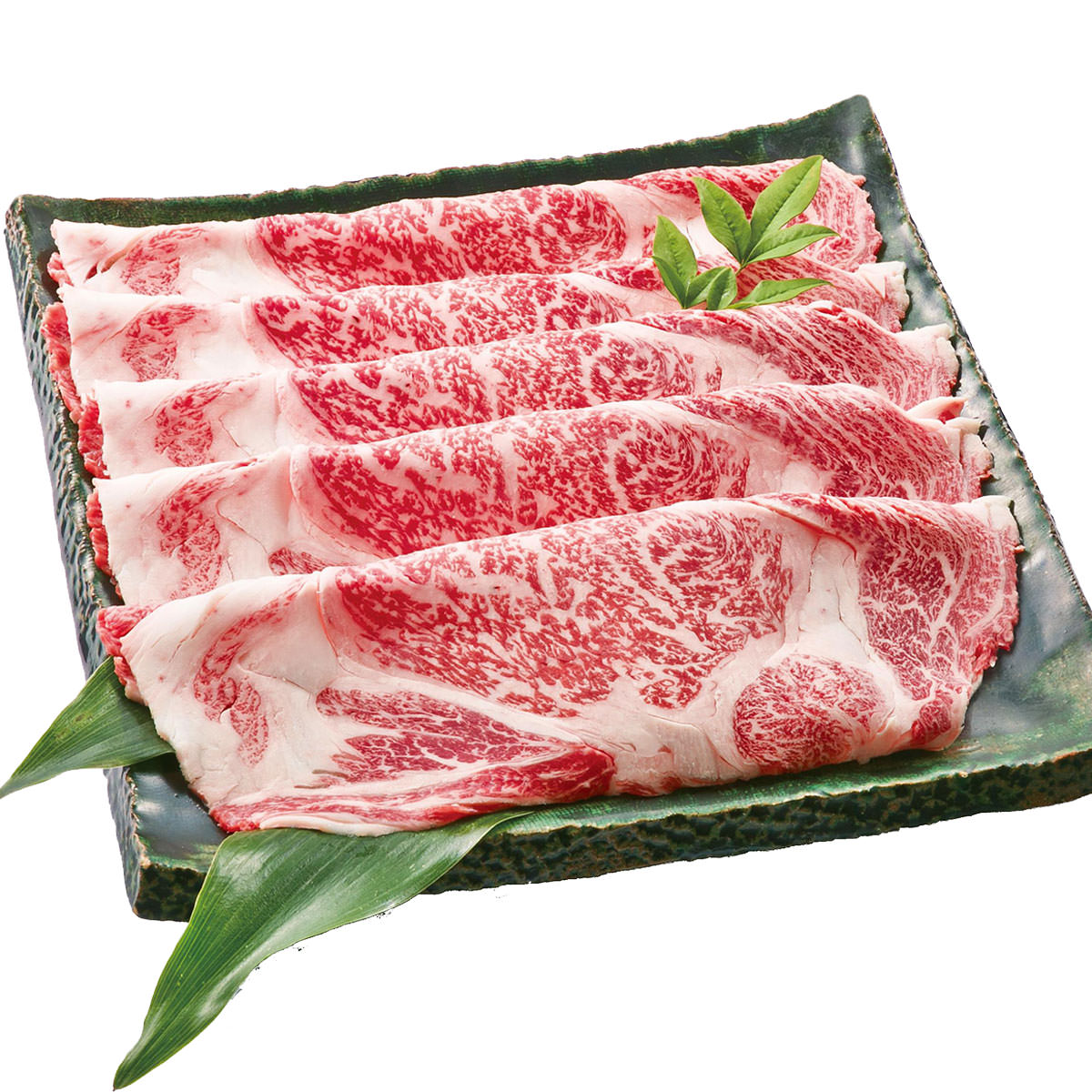 鹿児島県産黒毛和牛 小田牛 リブロース すきしゃぶ用 〔450g〕