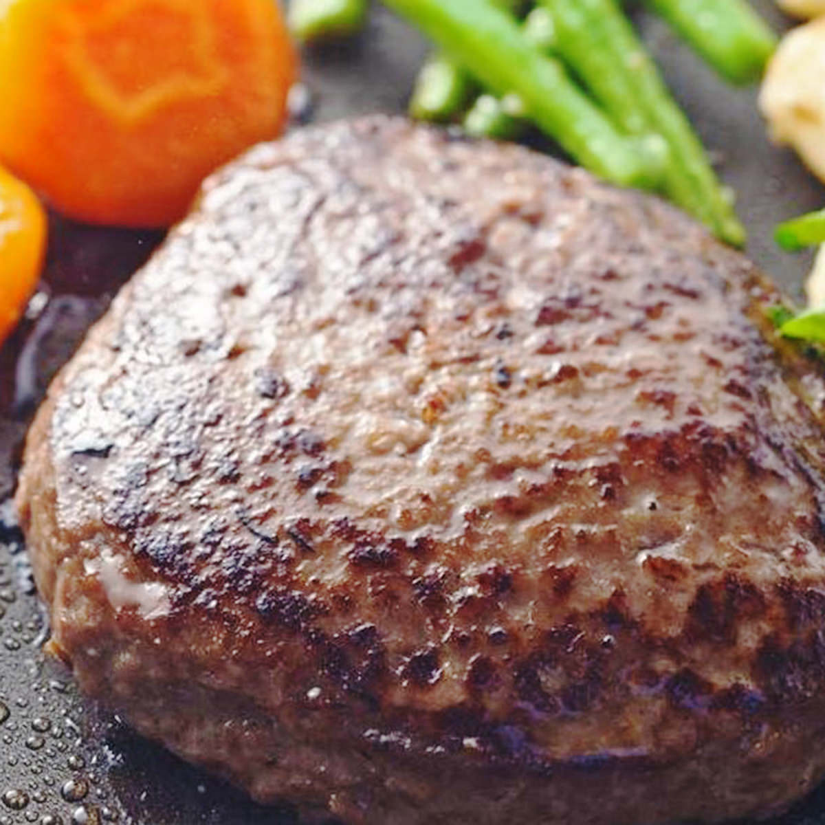 鹿児島県産黒毛和牛 小田牛のハンバーグステーキ 6個 〔120g×6〕