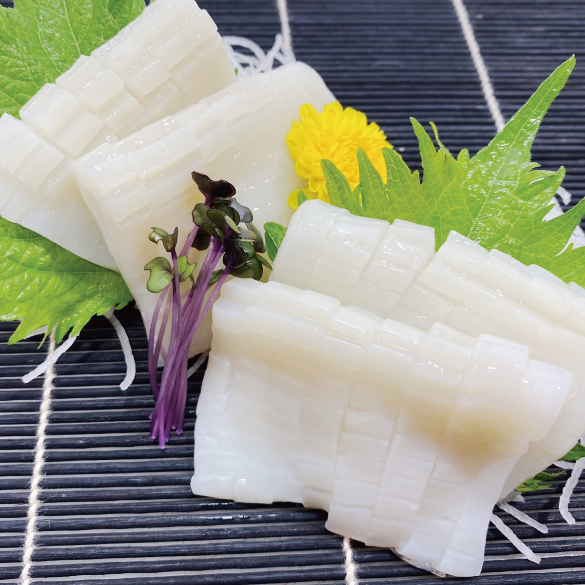 第85若潮丸 するめいか 刺身 12枚 〔約400g〕