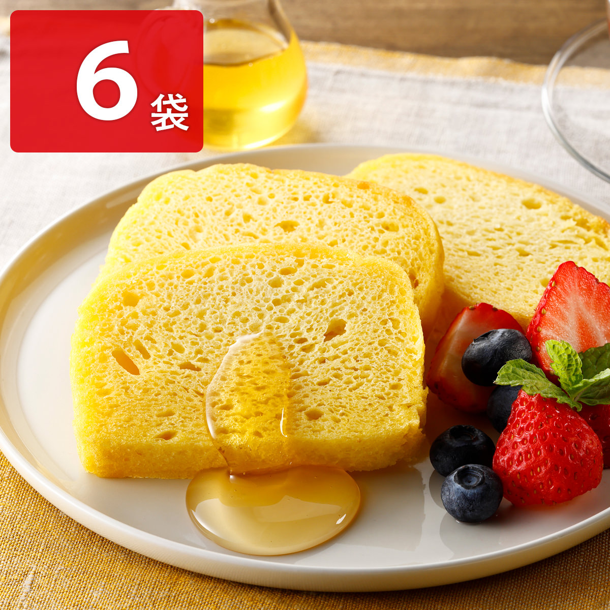 みんなの食卓 米粉のパンケーキ 〔180g(標準枚数8枚)×6〕