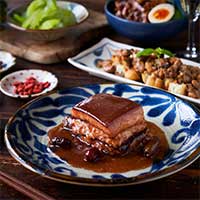 富錦樹 フージンツリー 人気メニュー食べ比べセット 〔豚バラ肉の角煮ナツメとハイビスカスソース350g ほか〕