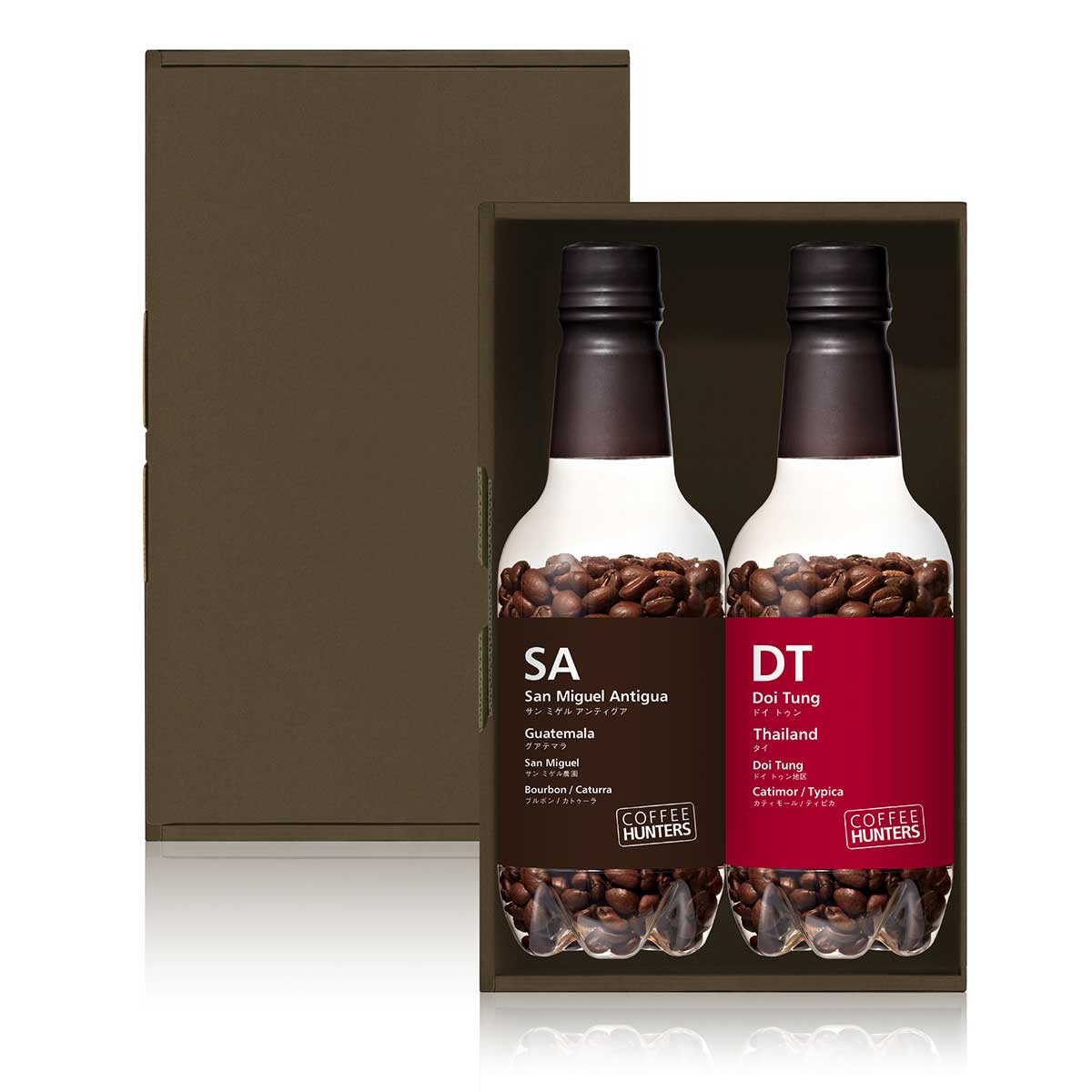 コーヒー豆 コーヒーハンターズ 2種セット 〔焙煎豆2種(サン ミゲル アンティグア・ドイ トゥン)各160g〕