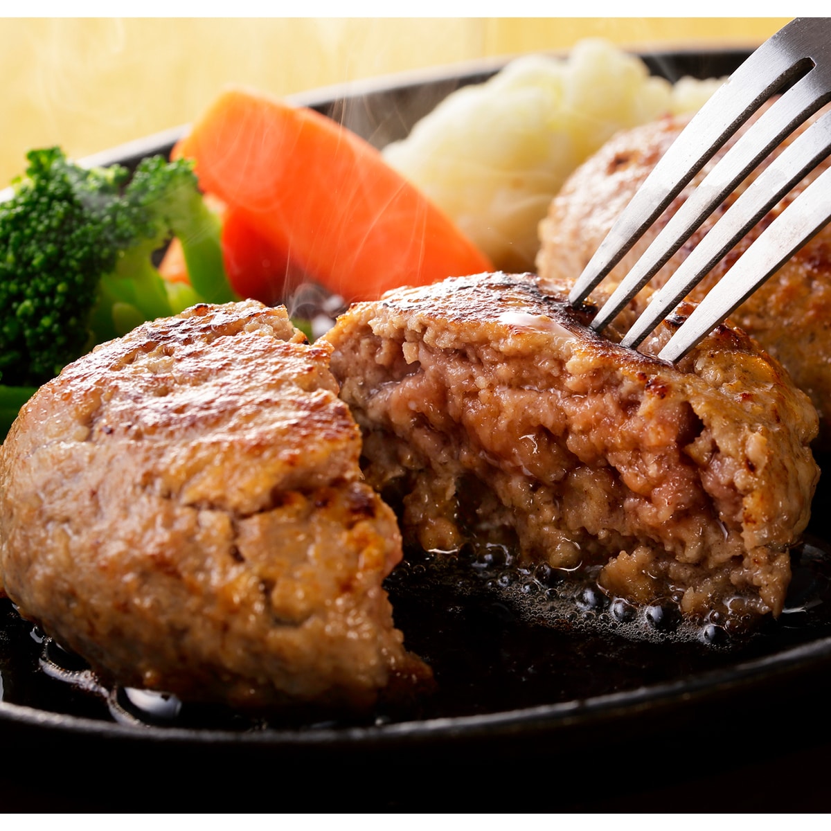 大阪焼肉はらだ本店 黒毛和牛焼きハンバーグ 〔ハンバーグ120g×4、ソース40g×4〕【北海道・沖縄・離島 お届け不可】