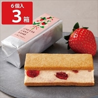 武蔵野茶房 チーズケーキサンド -CHEESECAKE SAND- いちごベリー 〔6個×3〕