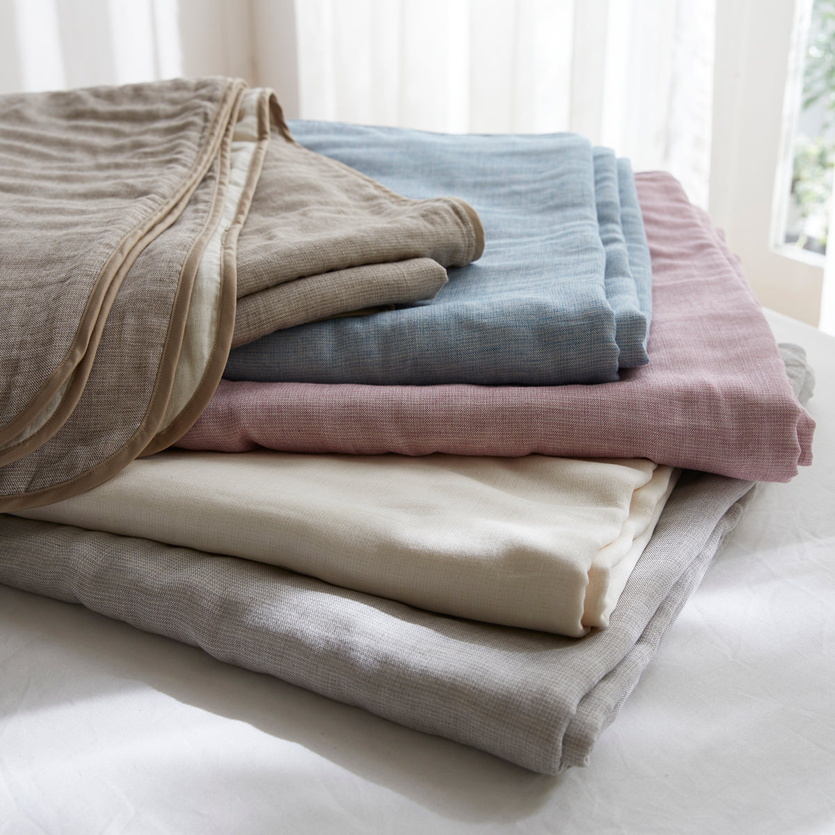 6重ガーゼブランケット 〔幅約70cm×長さ100cm〕