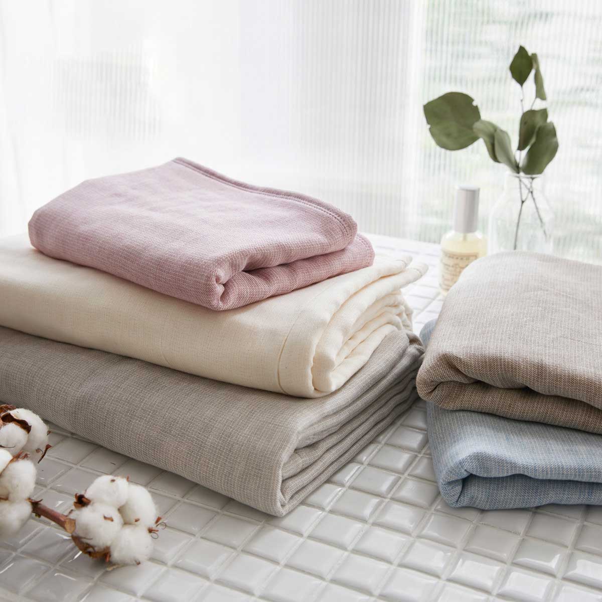 6重ガーゼバスタオル 〔(幅約60cm×長さ120cm)〕