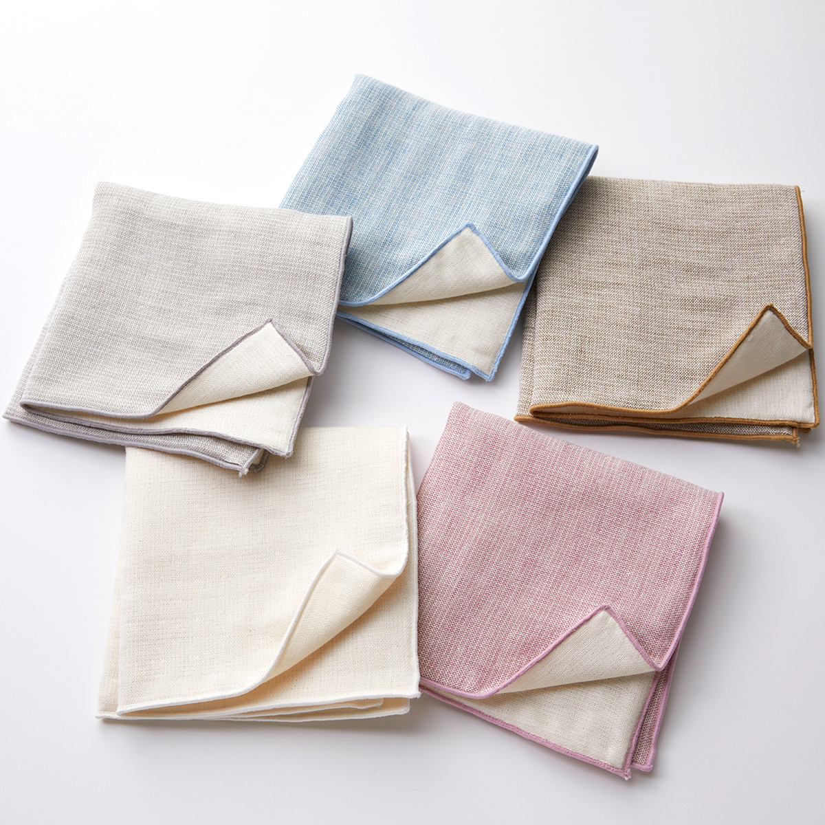 6重ガーゼハンカチ 〔(幅約25cm×長さ25cm)×3〕