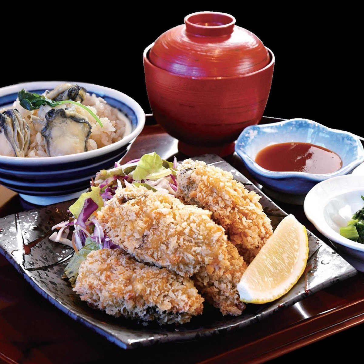 かなわ かき飯とかきフライセット 〔かきご飯の素(2合炊)190g(冷凍牡蠣150g、出汁40g)×1、かきフライM20粒入×1〕