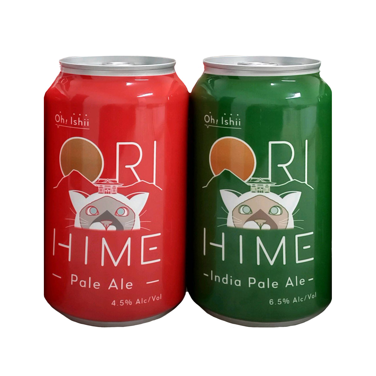 ORIHIME Pale Ale / IPA 355ml 缶 〔Pale Ale、IPA 各355ml×4〕【北海道・沖縄県・離島 配送不可】