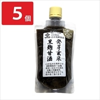 吉市醤油店 発芽玄米 黒麹甘酒 〔180g×5〕