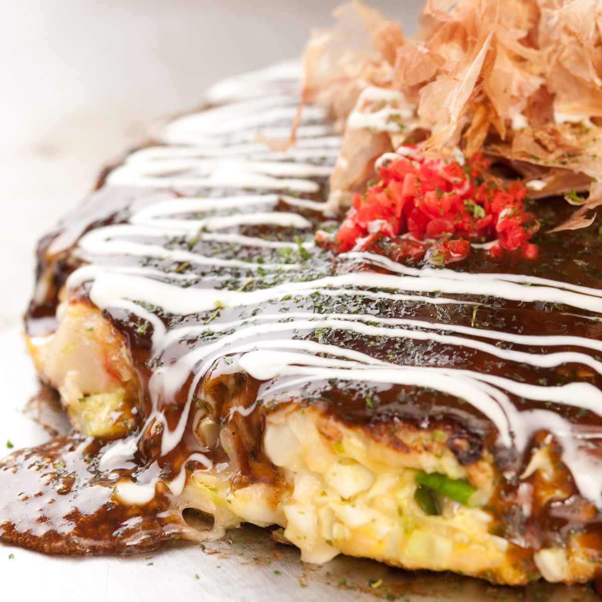 たこ八 かるしお 減塩 お好み焼 ぶた玉 冷凍 〔(お好み焼200g、濃厚ソース30g、かつお・あおさパック1g)×6〕