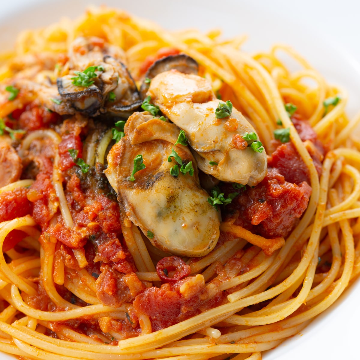 みやぎパスタ紀行 東松島市鳴瀬産 牡蠣のトマトソース 〔190g×2〕