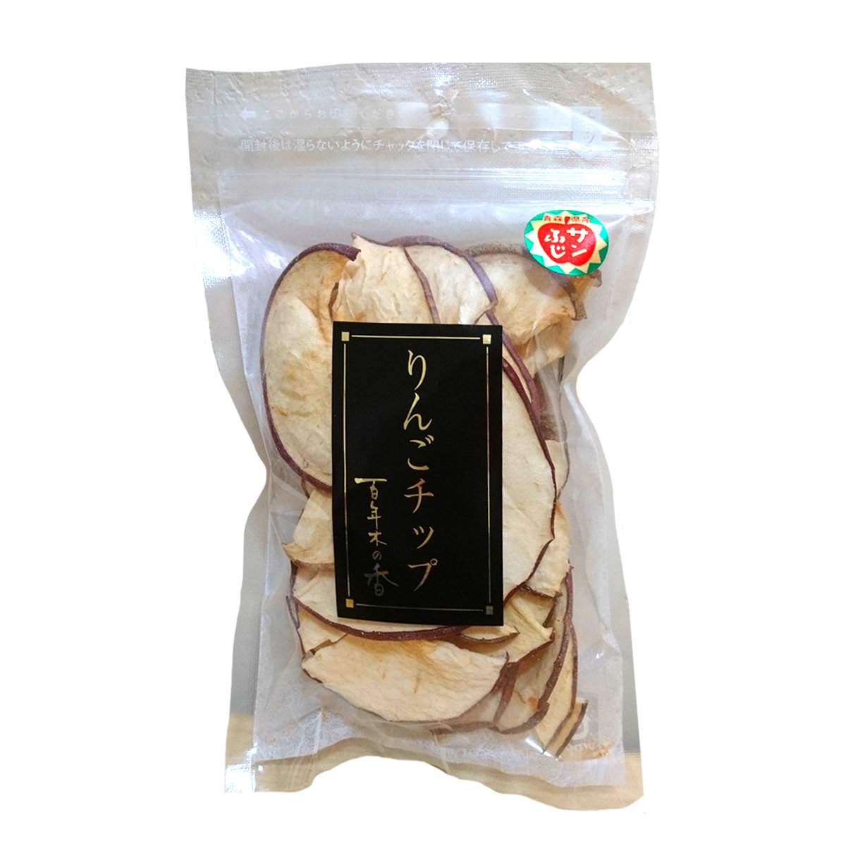 りんごチップ 百年木の香 青森県産サンふじ 一口サイズ 〔35g×3〕
