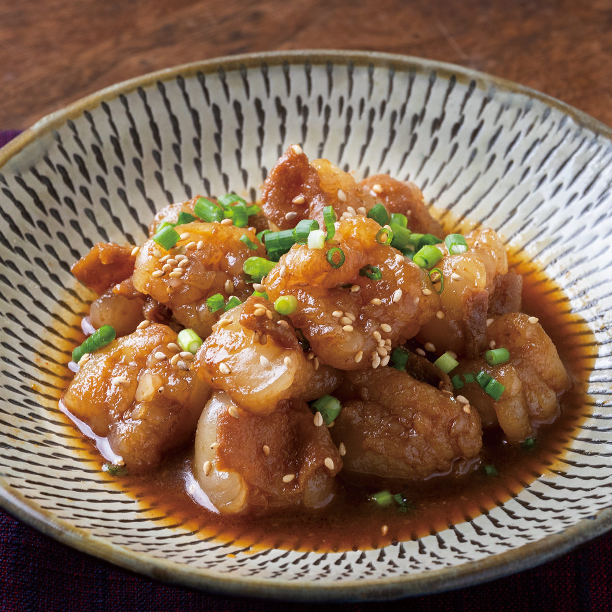 神楽茶屋 大分県産牛ホルモン炒め 牛すじ煮込み 〔牛ホルモン炒め(牛ホルモン、たれ)×2、牛すじ煮込み(牛すじ肉、つゆ)×1〕
