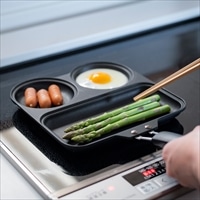 まるまるしかくパン（IH・ガス火両対応） 〔サイズ：約21.0×38.0×高さ6.8cm、重量：約0.9kg〕【沖縄県・離島 配送不可】