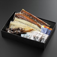 浜名湖産 魚魚一 うなぎ詰合せ 竹セット 〔蒲焼×2、白焼×2、肝焼×2、焼塩×2、わさび×2、(たれ、粉山椒)×6〕［北海道・沖縄県・離島 配送不可］